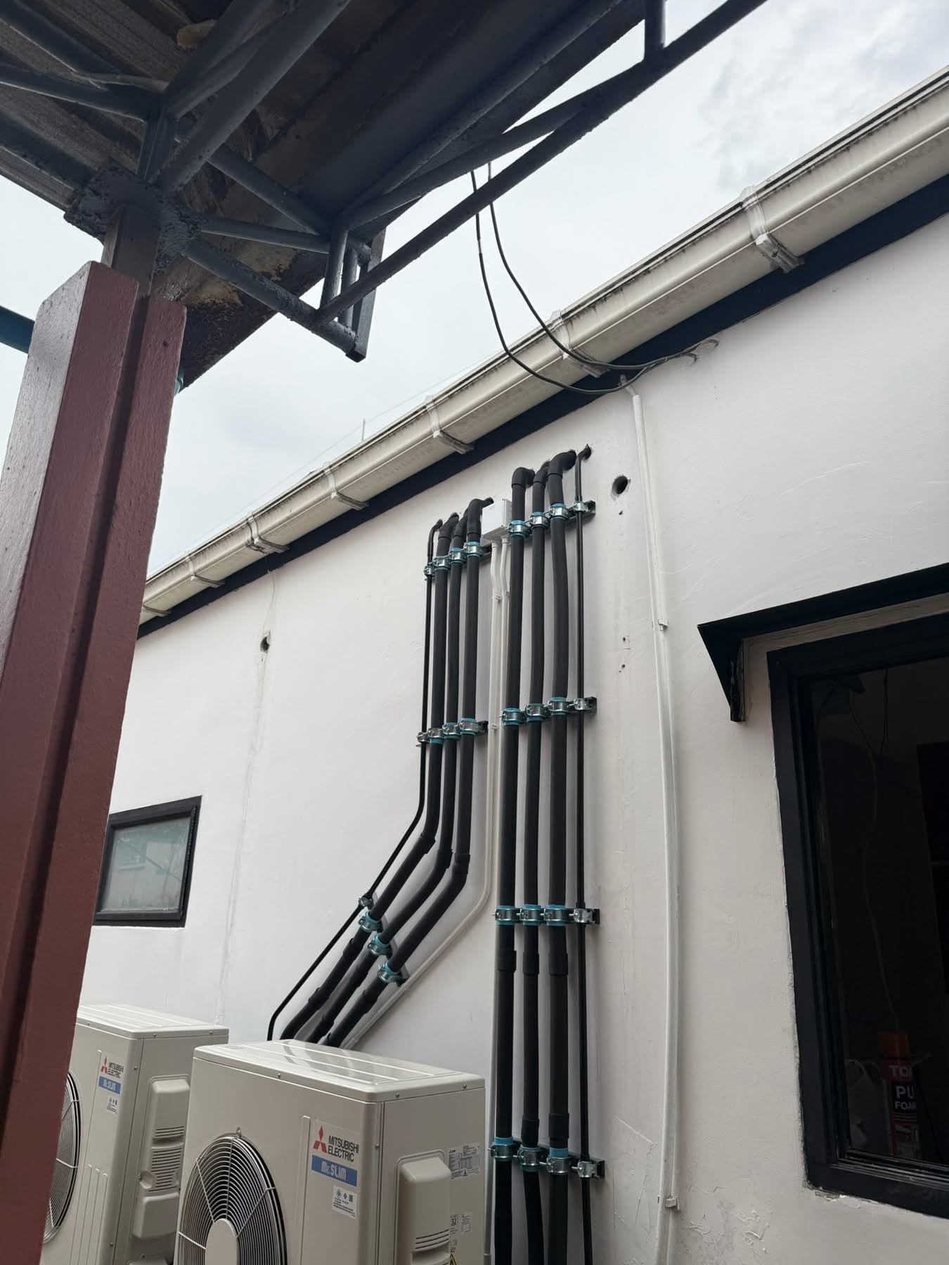 Cassette air conditioner installation